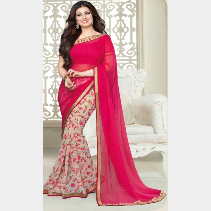 Vinay’s Soft Printed Georgette Sharee